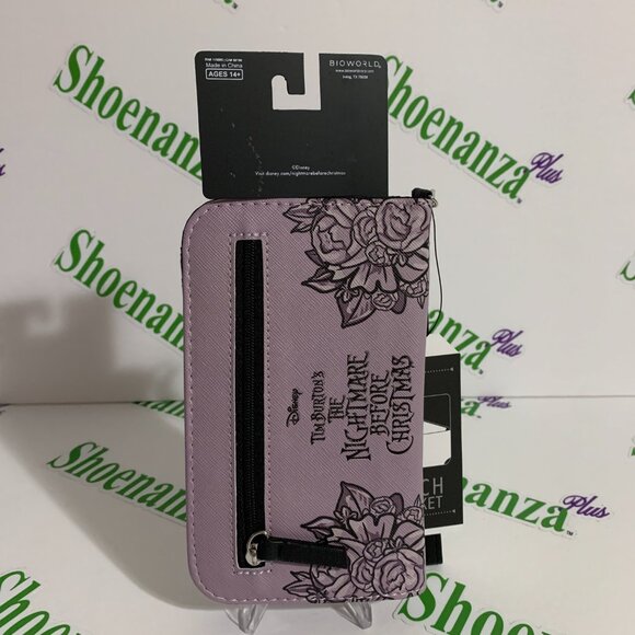 Bioworld Tech Wallet Nightmare Before Christmas Jack Sally Eternal Love Clutch - Picture 3 of 5